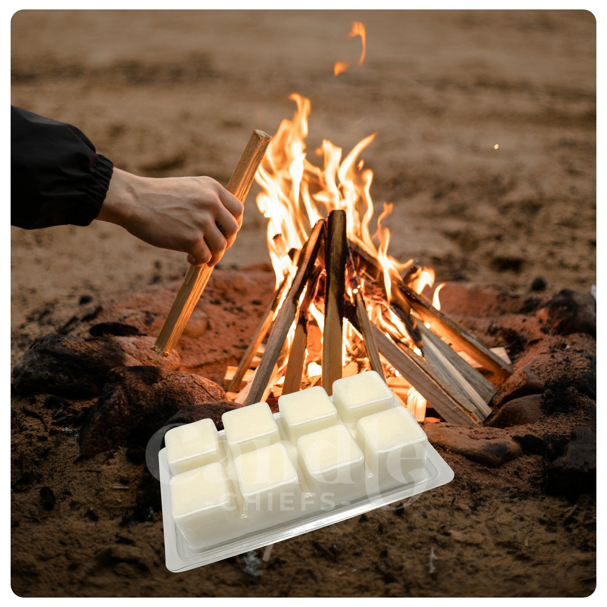 Duftmelts „Lagerfeuer“ – Warmer Rauch- & Holzduft für dein Zuhause (90g)