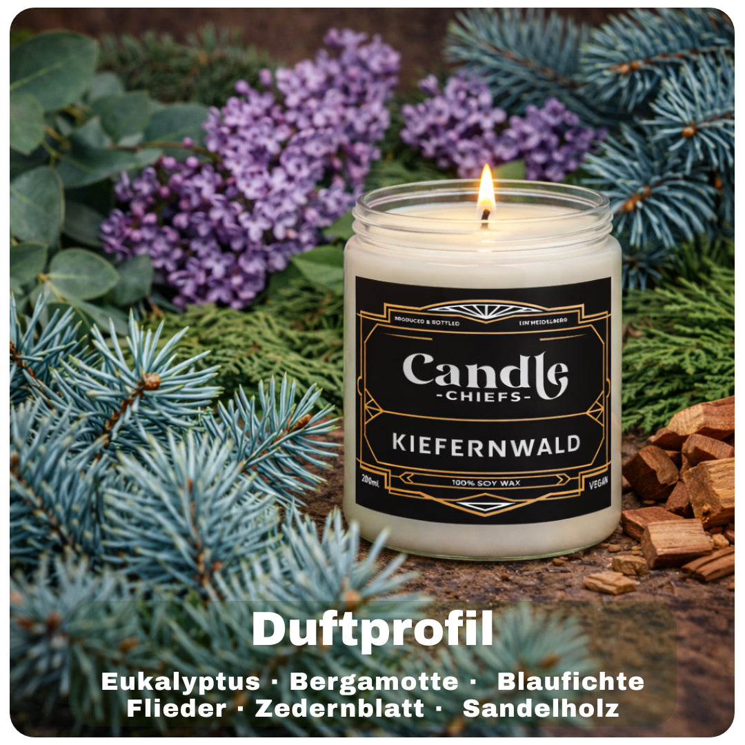 KIEFERNWALD – Duftkerze aus 100 % Sojawachs