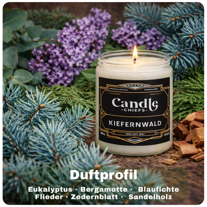 KIEFERNWALD – Duftkerze aus 100 % Sojawachs