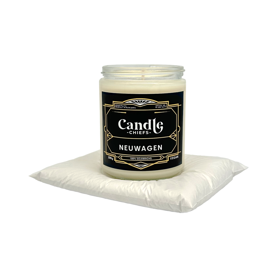 Geschenkset „Neuwagen“ – Duftkerze mit Kissen klein